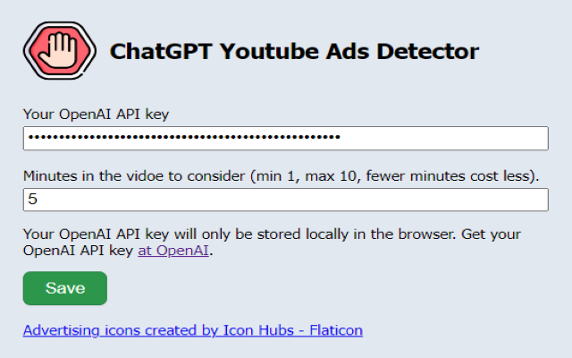 ChatGPT Youtube Ads Detector chrome谷歌浏览器插件_扩展第1张截图