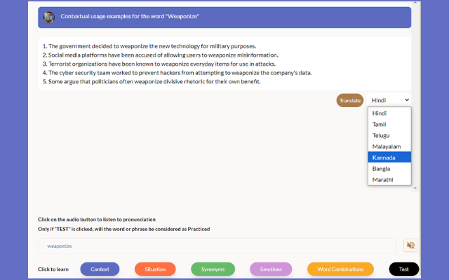 Glibzter Immersive - English Vocabulary Builder chrome谷歌浏览器插件_扩展第3张截图