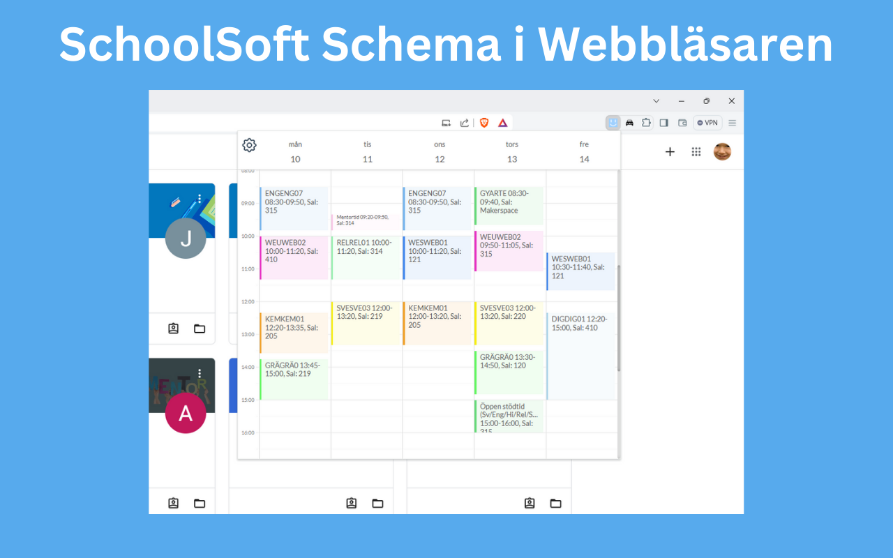 Schoolsoft Schema chrome谷歌浏览器插件_扩展第1张截图