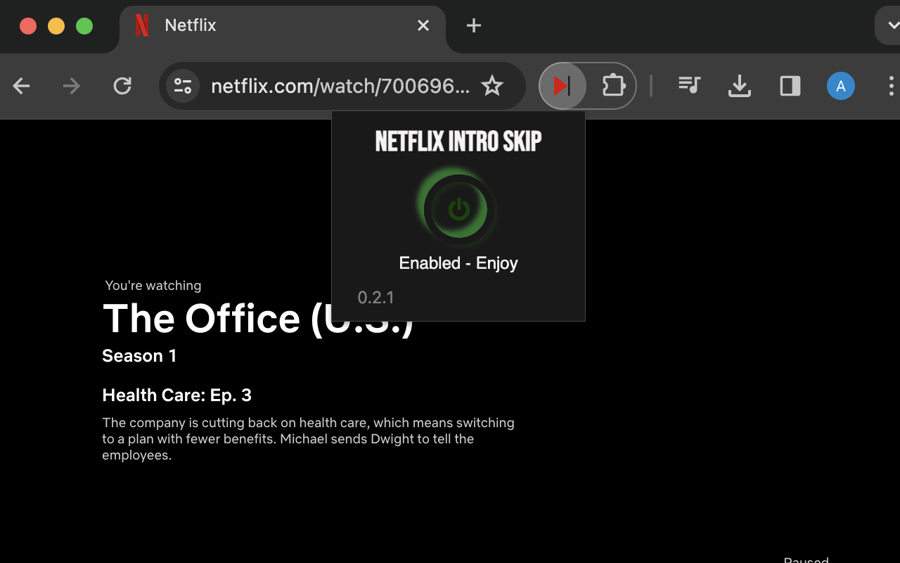 Netflix Intro Skip chrome谷歌浏览器插件_扩展第1张截图