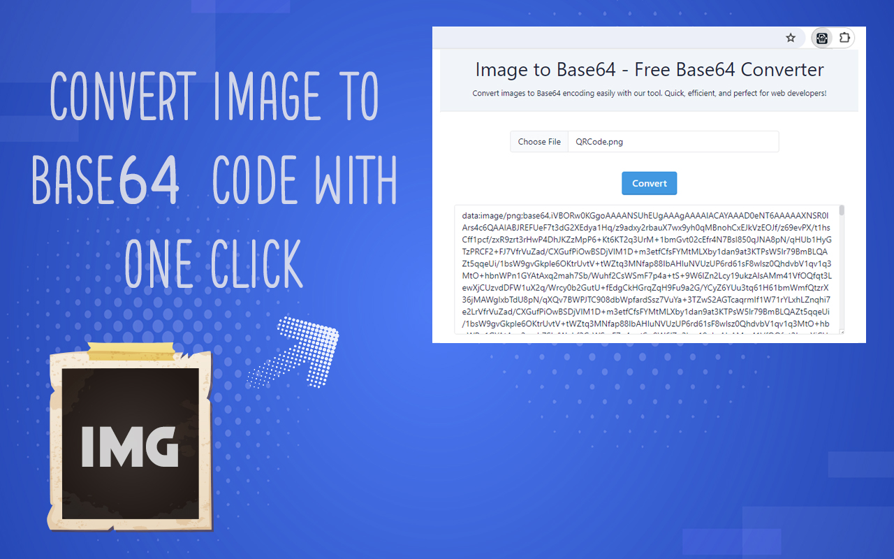 Image to Base64 - Free Base64 Converter chrome谷歌浏览器插件_扩展第1张截图