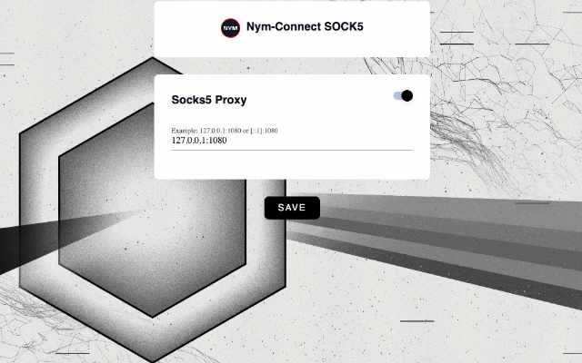 NYM-Connect Socks5 chrome谷歌浏览器插件_扩展第1张截图