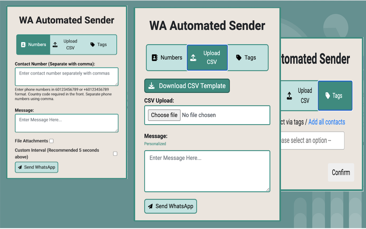 WA Automated Sender chrome谷歌浏览器插件_扩展第1张截图