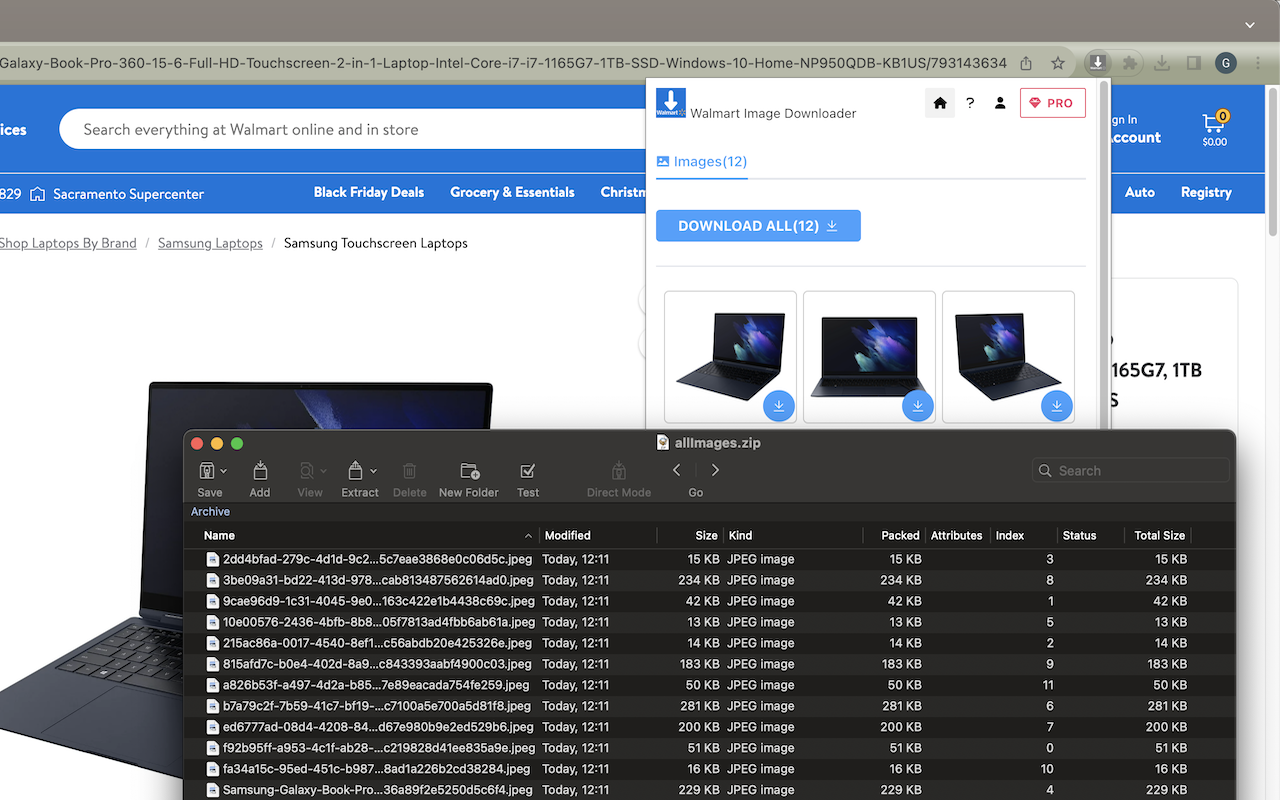 Walmart Image Downloader chrome谷歌浏览器插件_扩展第1张截图