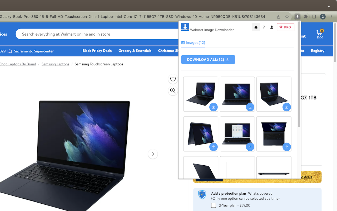 Walmart Image Downloader chrome谷歌浏览器插件_扩展第2张截图