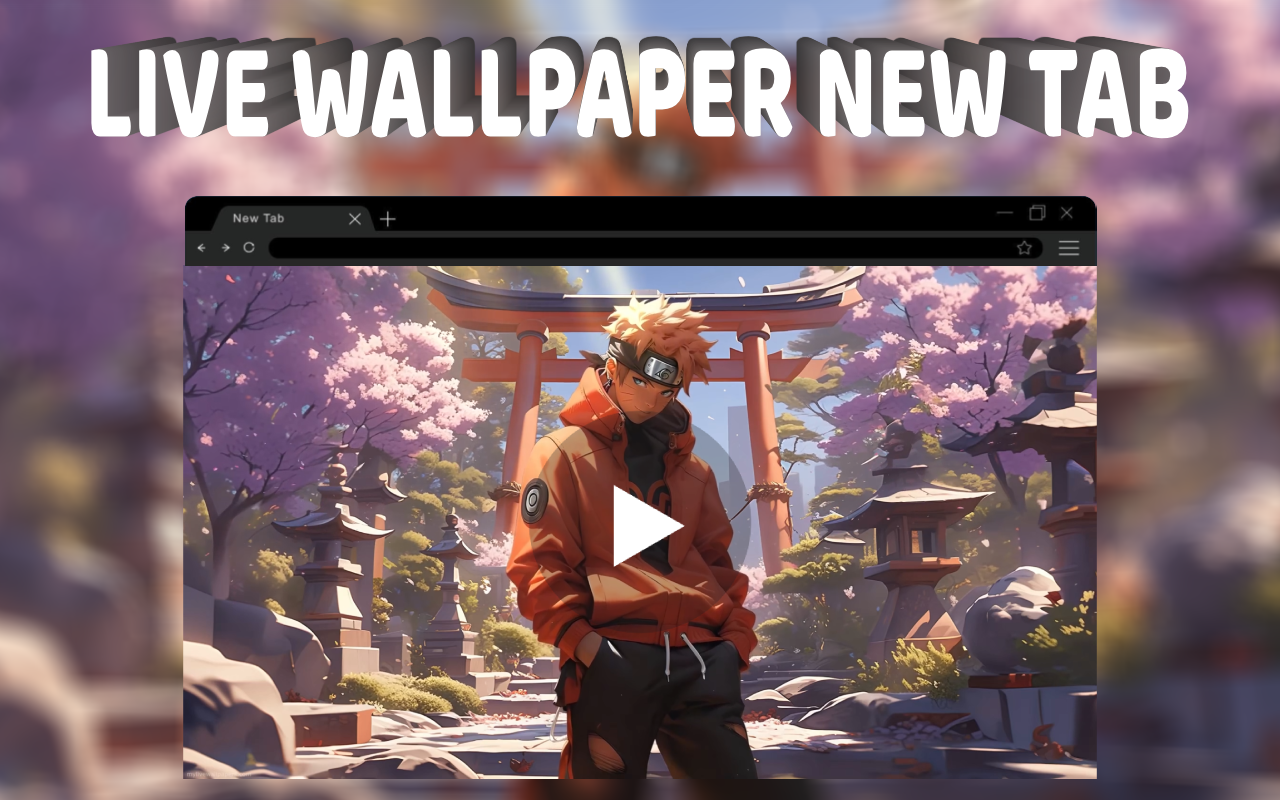 Naruto Live Wallpaper New Tab chrome谷歌浏览器插件_扩展第1张截图