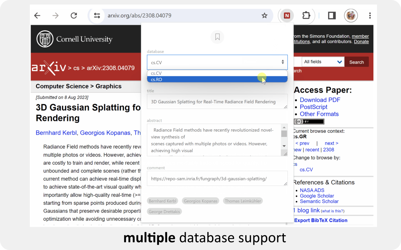 arxiv2notion chrome谷歌浏览器插件_扩展第3张截图