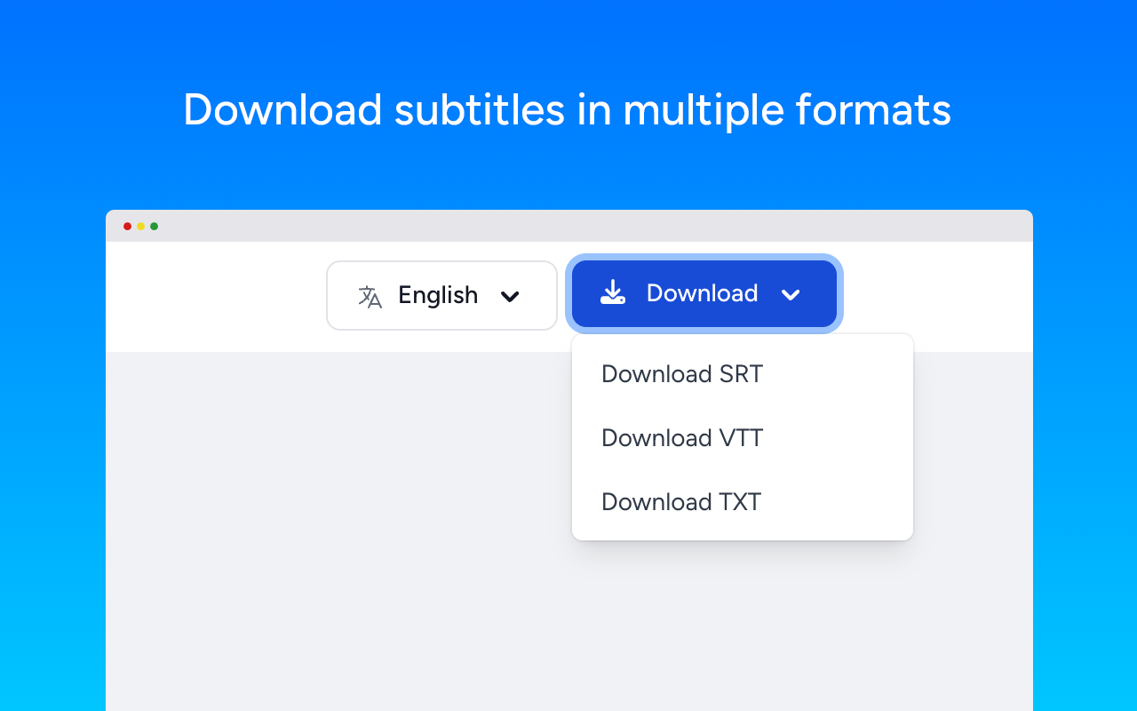 Subtitle Extractor chrome谷歌浏览器插件_扩展第1张截图