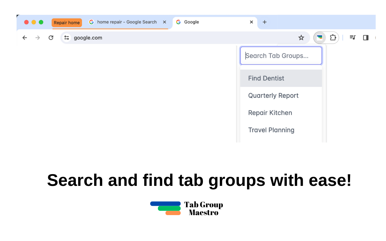 Tab Group Maestro chrome谷歌浏览器插件_扩展第1张截图