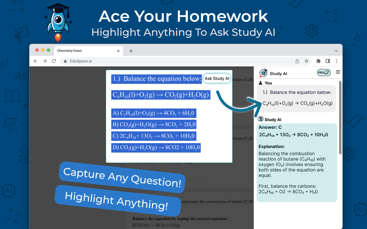 Study AI – Fast & Accurate Homework AI Tutor chrome谷歌浏览器插件_扩展第2张截图
