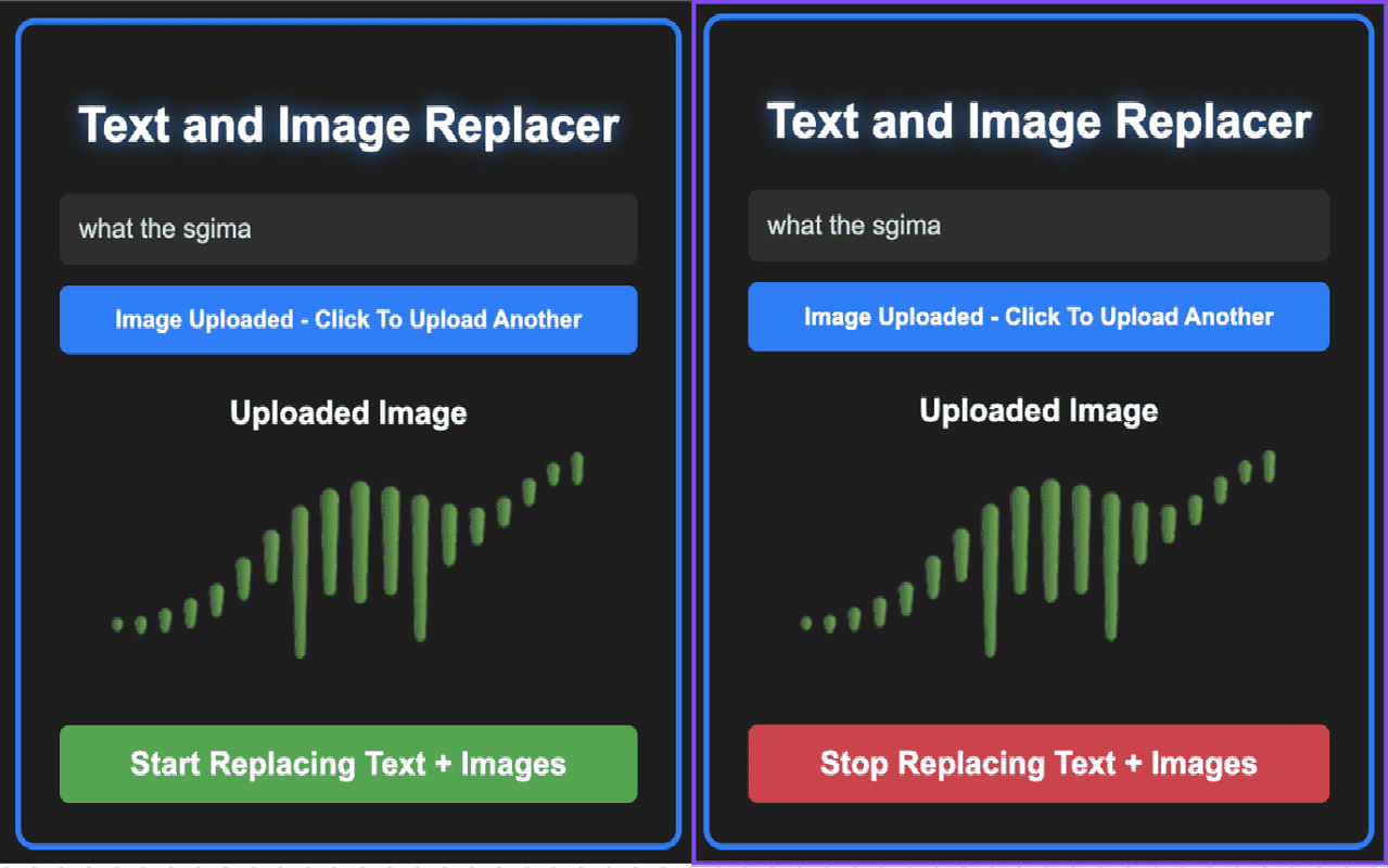 Text and Image Replacer Extension chrome谷歌浏览器插件_扩展第2张截图