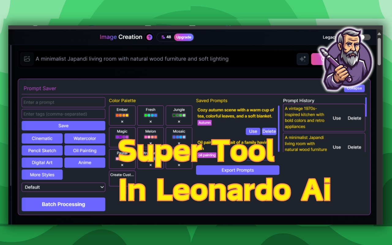 SuperLeonardo Ai chrome谷歌浏览器插件_扩展第4张截图