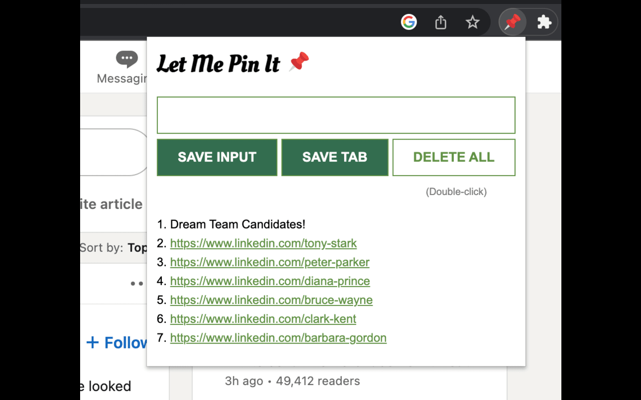 Let Me Pin It! chrome谷歌浏览器插件_扩展第1张截图