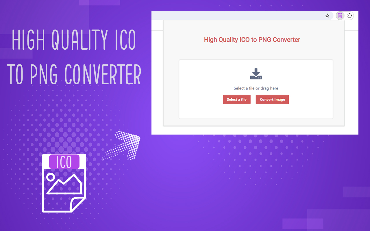 High Quality ICO to PNG Converter chrome谷歌浏览器插件_扩展第2张截图