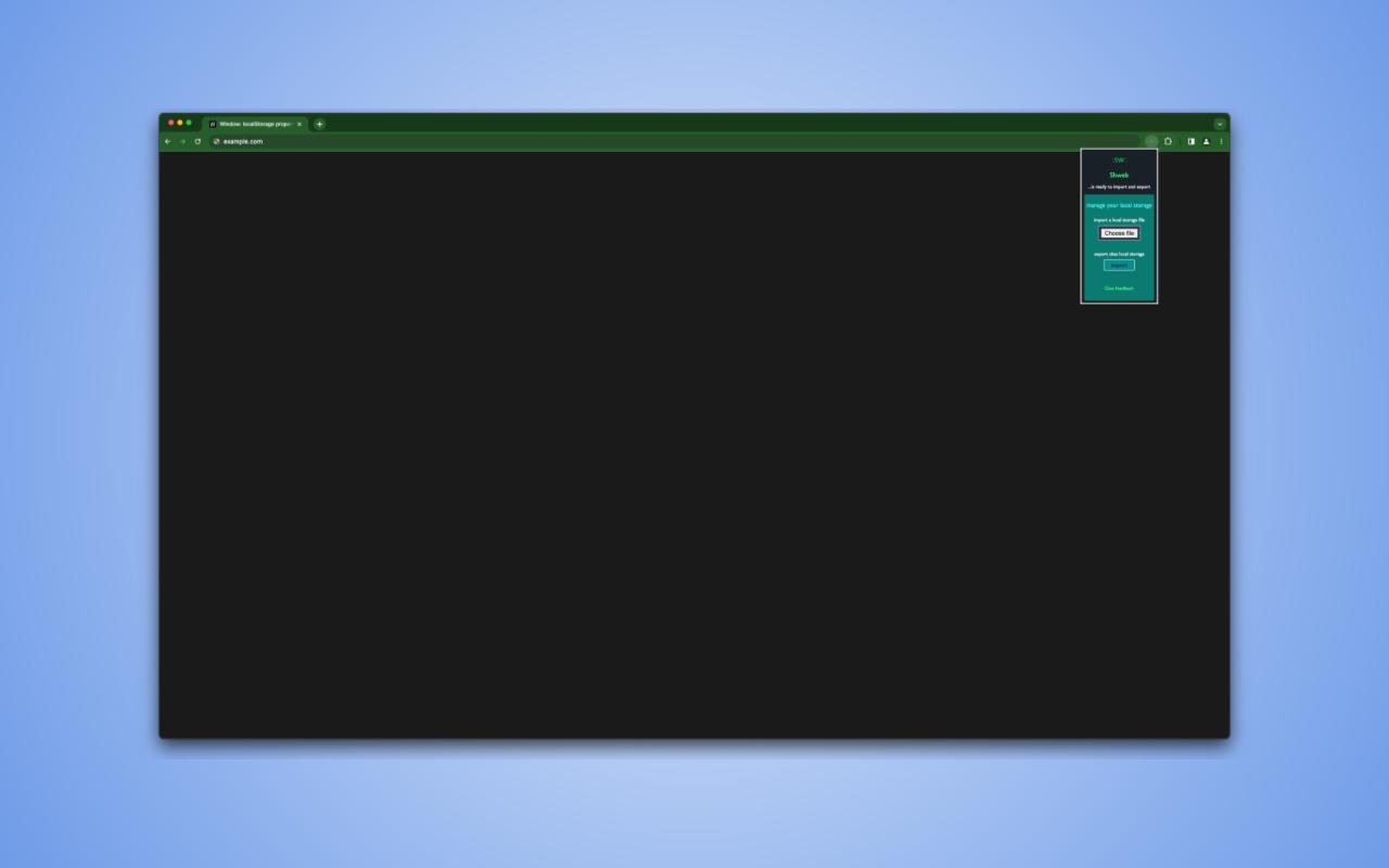Shweb chrome谷歌浏览器插件_扩展第1张截图