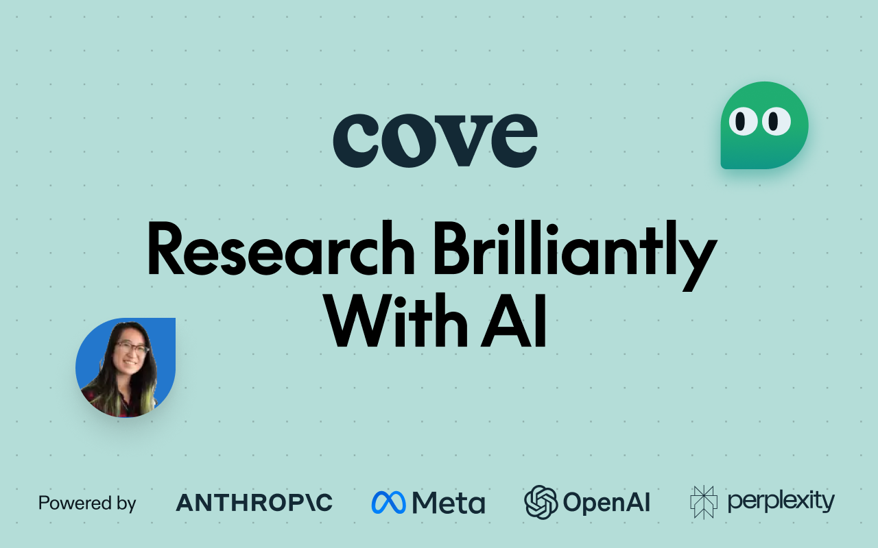 Cove: Research Brilliantly With AI chrome谷歌浏览器插件_扩展第4张截图