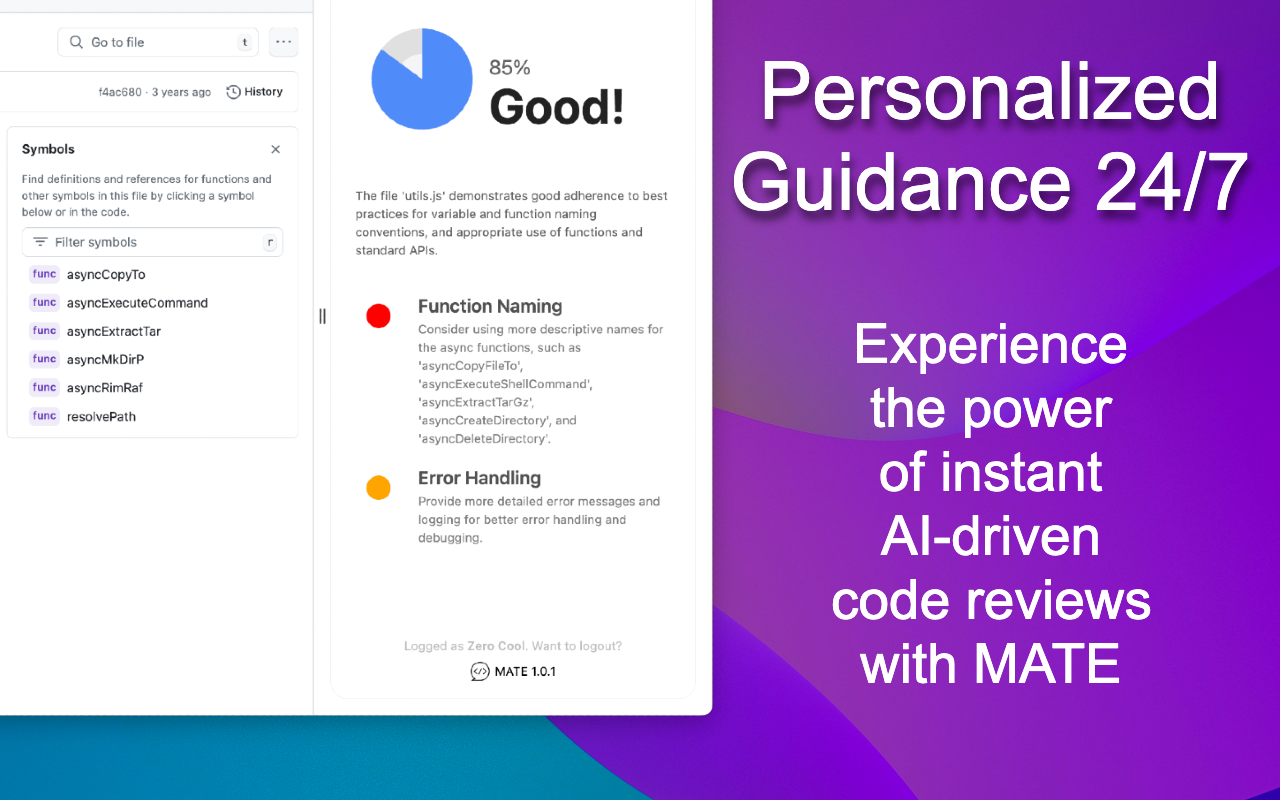 MATE: AI Code Review chrome谷歌浏览器插件_扩展第1张截图
