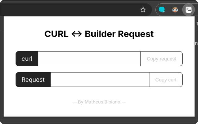 CURL ↔ Builder Request chrome谷歌浏览器插件_扩展第1张截图