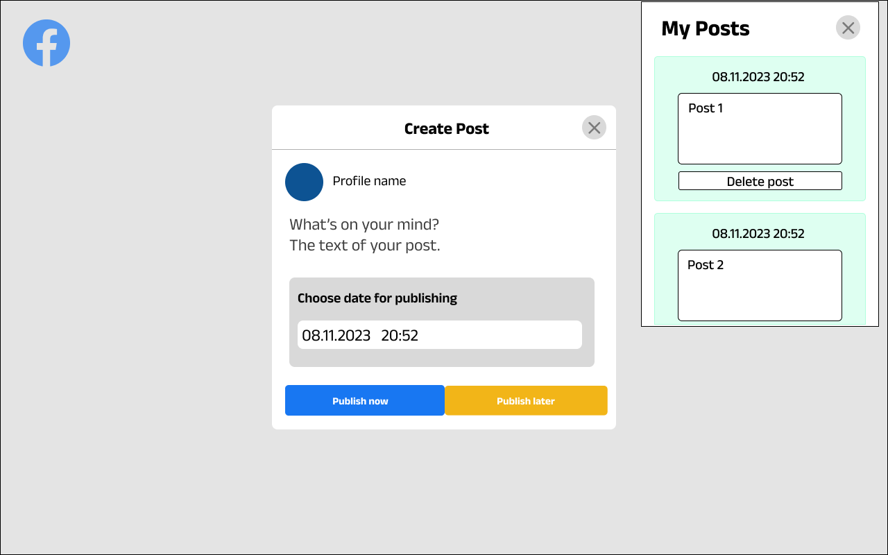 Fb Posts Manager - schedule chrome谷歌浏览器插件_扩展第1张截图