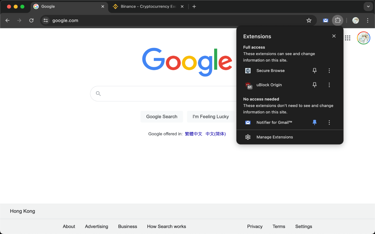 Secure Browse chrome谷歌浏览器插件_扩展第2张截图