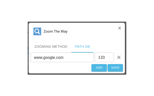 Zoom The Way chrome谷歌浏览器插件_扩展第1张截图