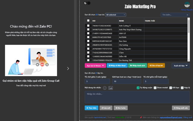 Zalo Marketing Pro chrome谷歌浏览器插件_扩展第1张截图