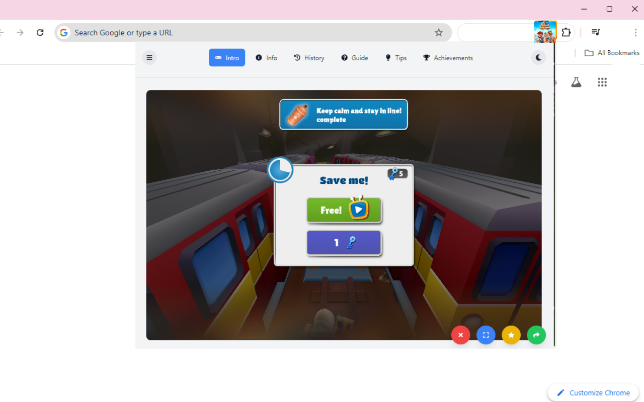 Subway Surfers Bali Game🏆 chrome谷歌浏览器插件_扩展第3张截图