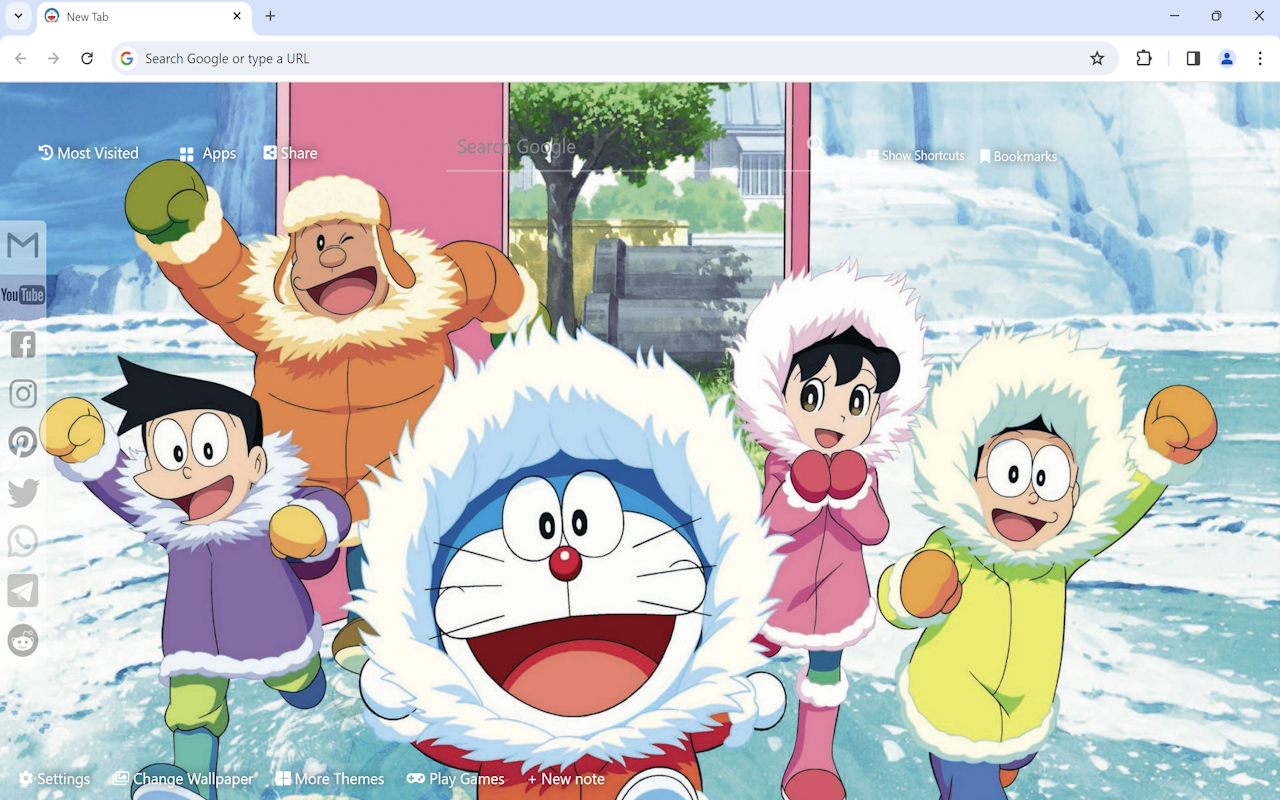 Doraemon Wallpaper chrome谷歌浏览器插件_扩展第3张截图