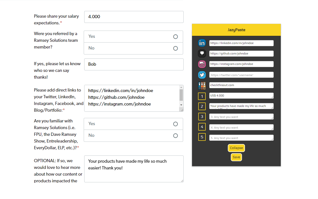 .lazyPaste: Copy/Paste made easy chrome谷歌浏览器插件_扩展第4张截图