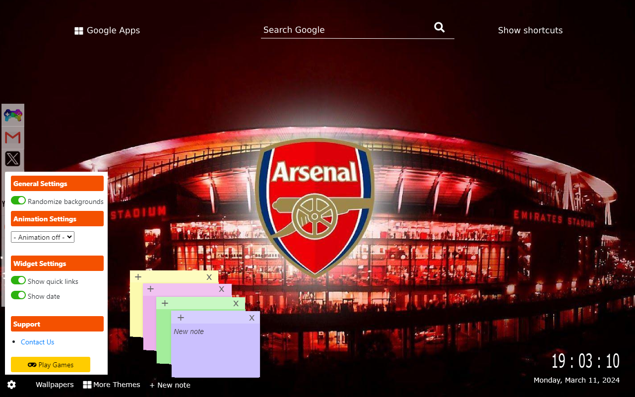 Arsenal FC Wallpapers chrome谷歌浏览器插件_扩展第1张截图