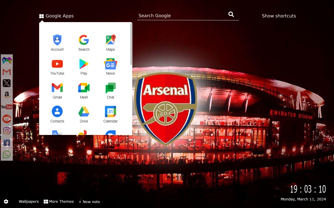 Arsenal FC Wallpapers chrome谷歌浏览器插件_扩展第3张截图