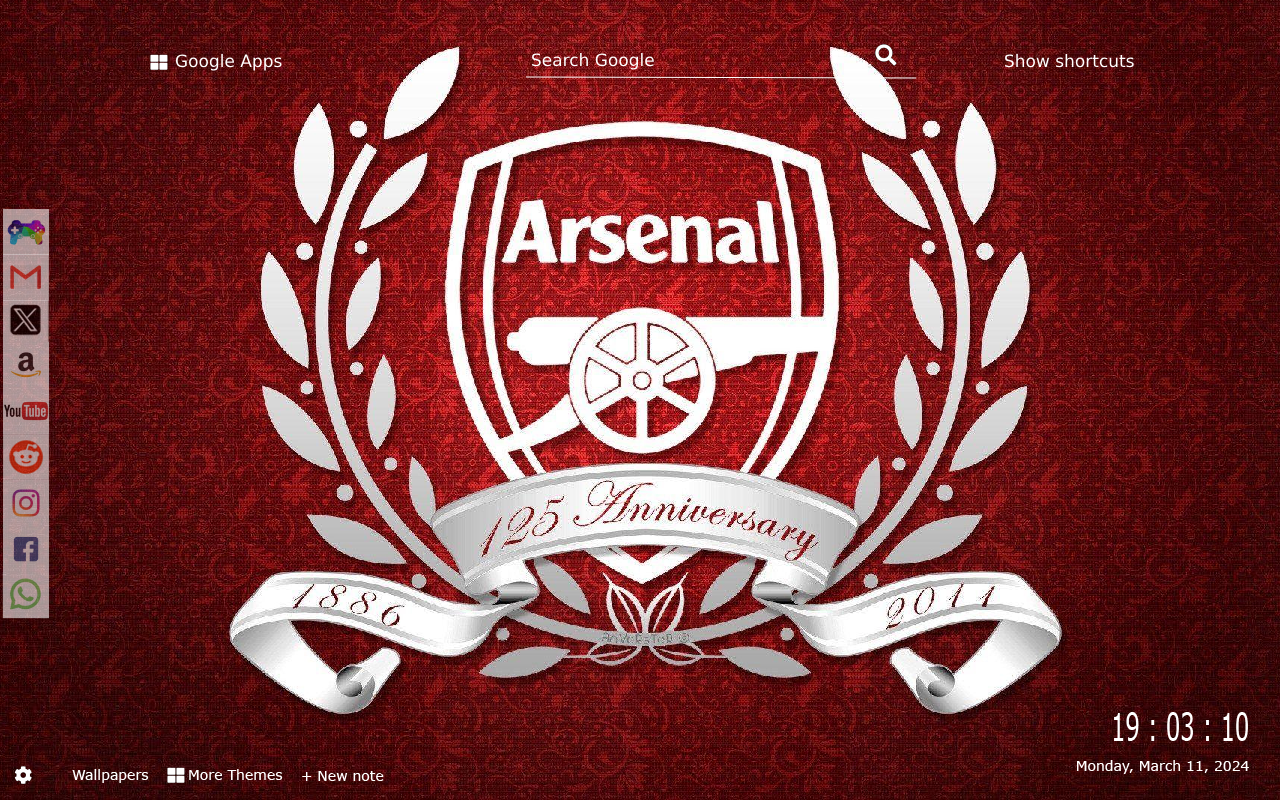 Arsenal FC Wallpapers chrome谷歌浏览器插件_扩展第5张截图