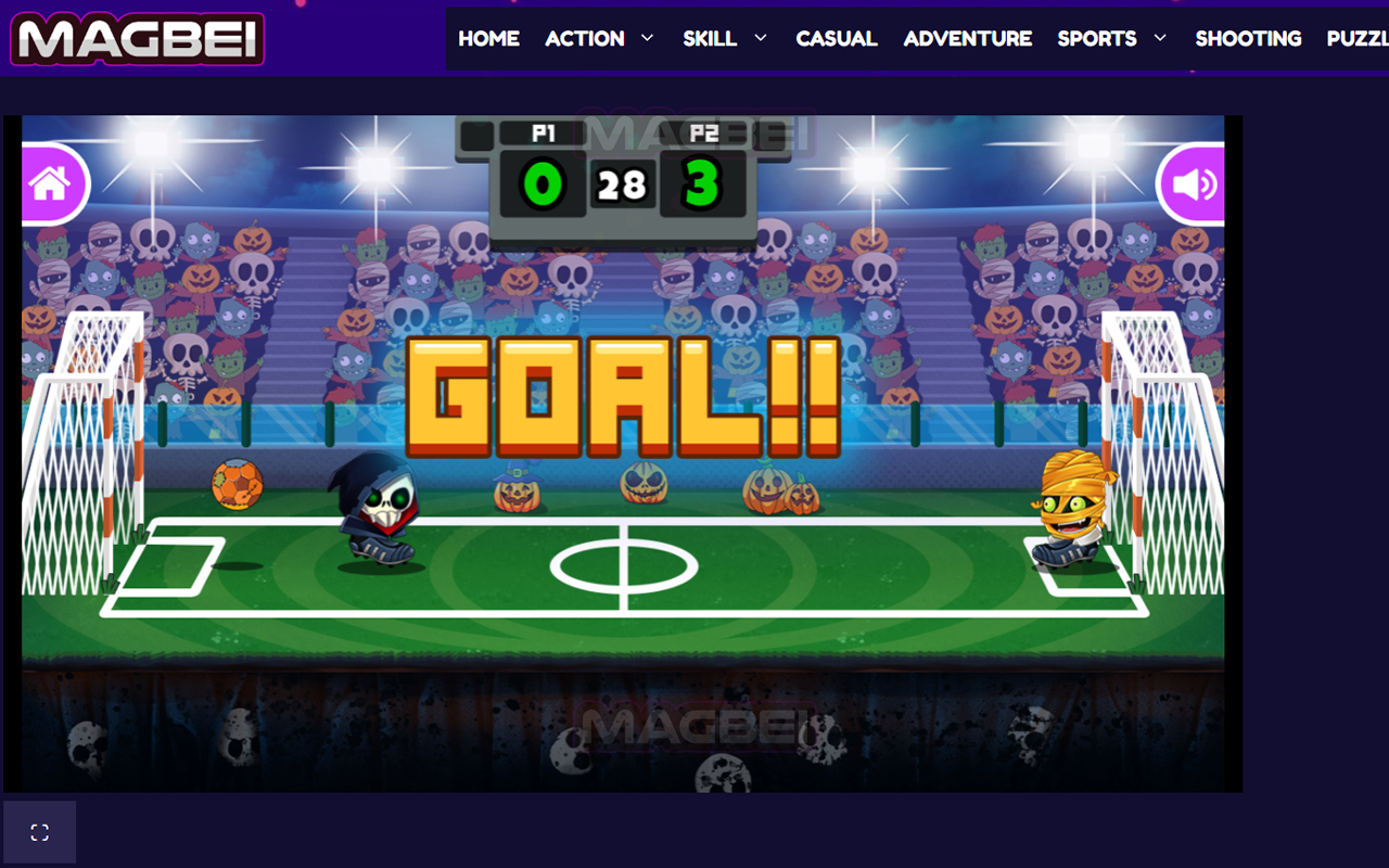 Halloween Head Soccer Game - Launcher chrome谷歌浏览器插件_扩展第1张截图