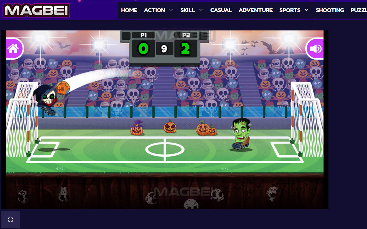 Halloween Head Soccer Game - Launcher chrome谷歌浏览器插件_扩展第3张截图