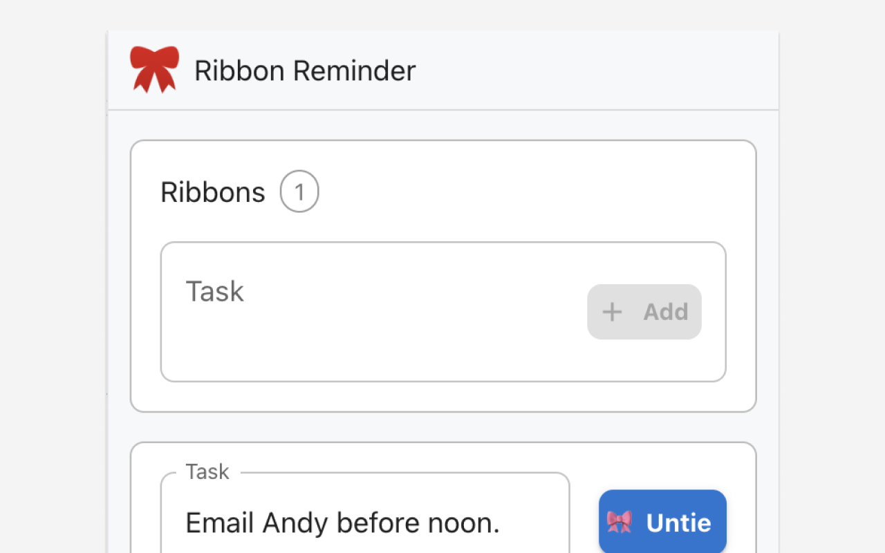 Ribbon Reminder chrome谷歌浏览器插件_扩展第1张截图