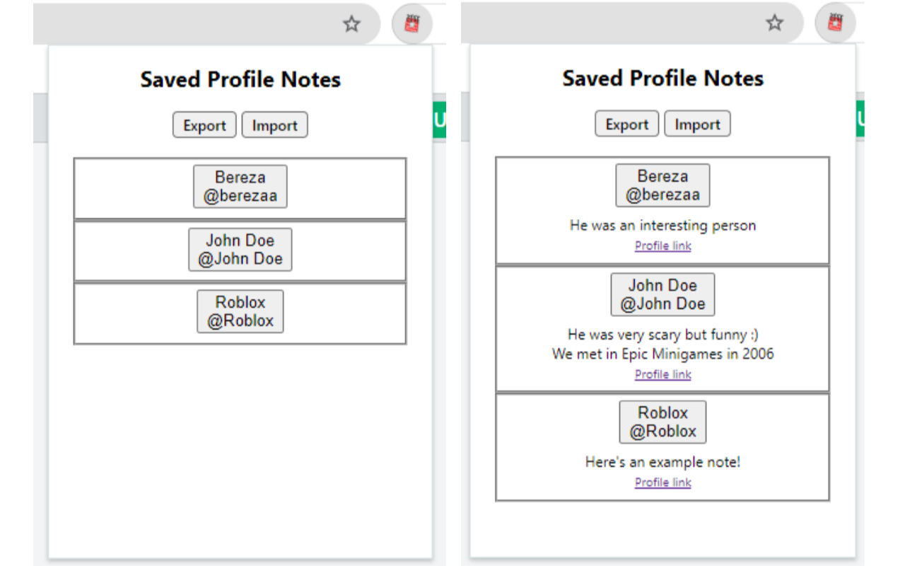 Roblox Profile Notes chrome谷歌浏览器插件_扩展第2张截图