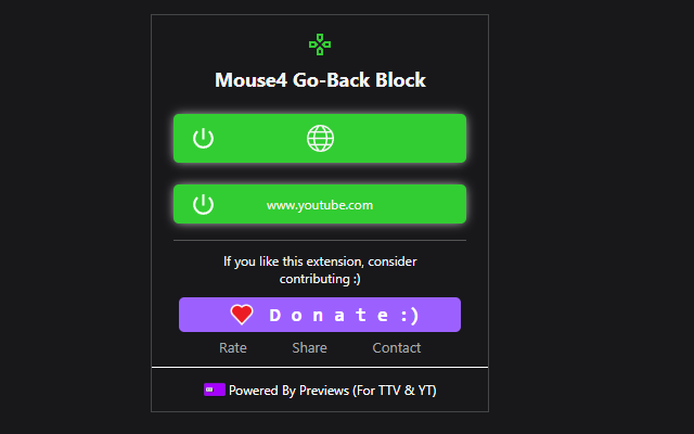 Mouse4 Go-Back Block chrome谷歌浏览器插件_扩展第1张截图