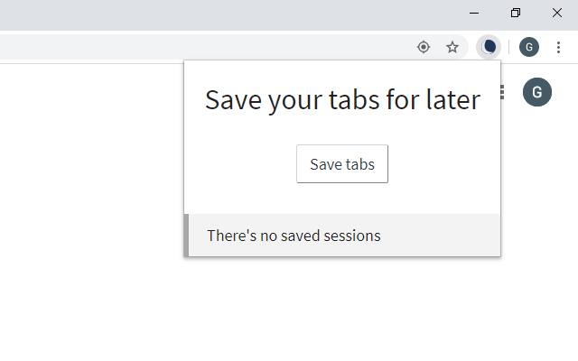 Tab saver chrome谷歌浏览器插件_扩展第1张截图