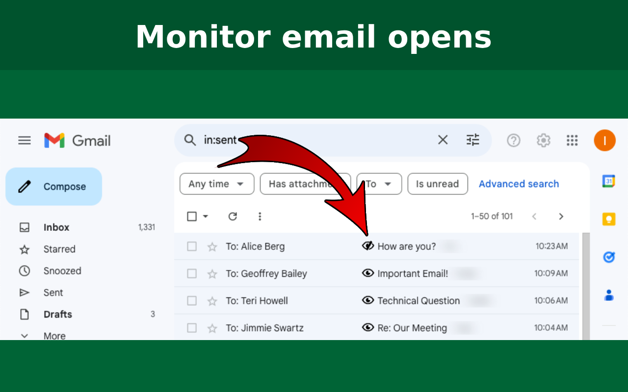 Email Eye - Email Tracker for Gmail chrome谷歌浏览器插件_扩展第2张截图