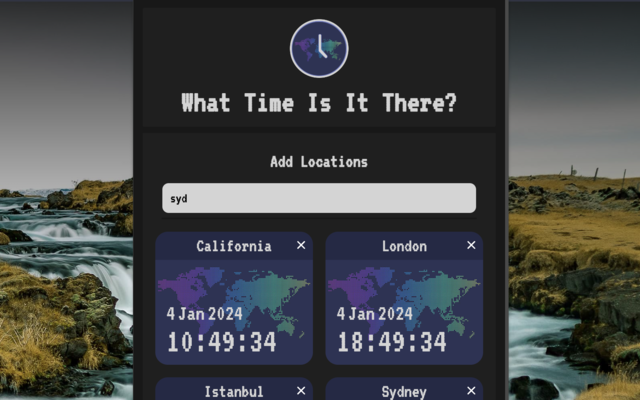 What Time Is It There? chrome谷歌浏览器插件_扩展第3张截图