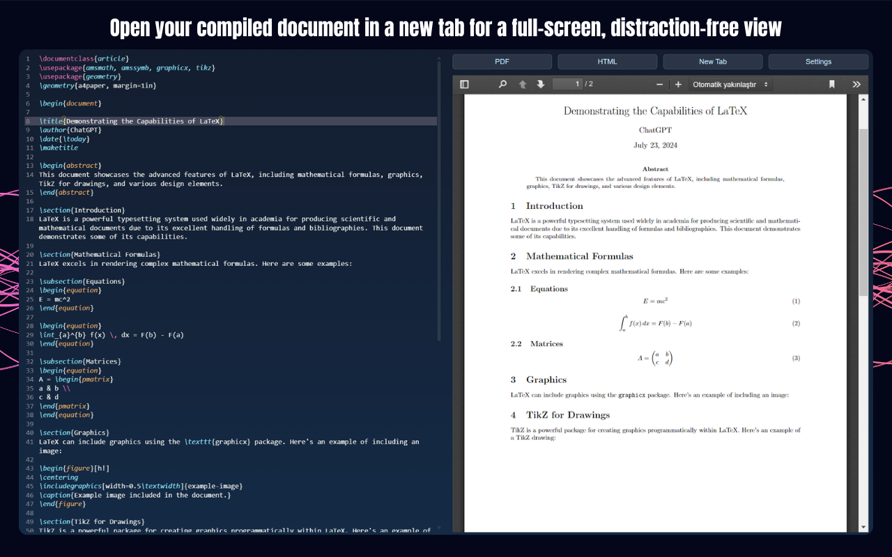 LaTeXGPT: Compile LaTeX from ChatGPT and More chrome谷歌浏览器插件_扩展第2张截图