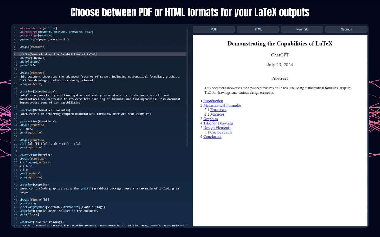 LaTeXGPT: Compile LaTeX from ChatGPT and More chrome谷歌浏览器插件_扩展第4张截图