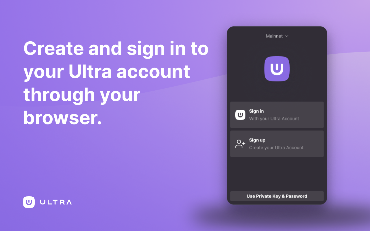 Ultra Wallet chrome谷歌浏览器插件_扩展第4张截图