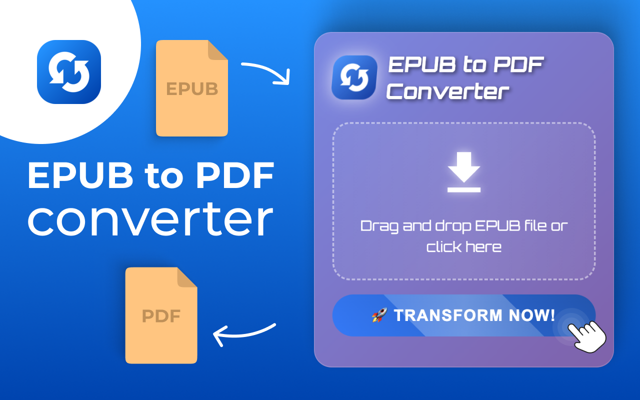 Convert epub to pdf | 将 EPUB 转换为 PDF chrome谷歌浏览器插件_扩展第1张截图