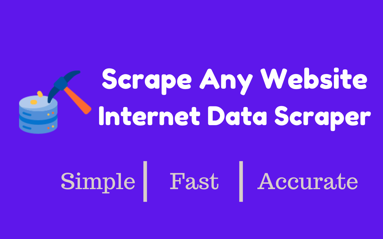 Scrape Any Website - Internet Data Scraper chrome谷歌浏览器插件_扩展第2张截图