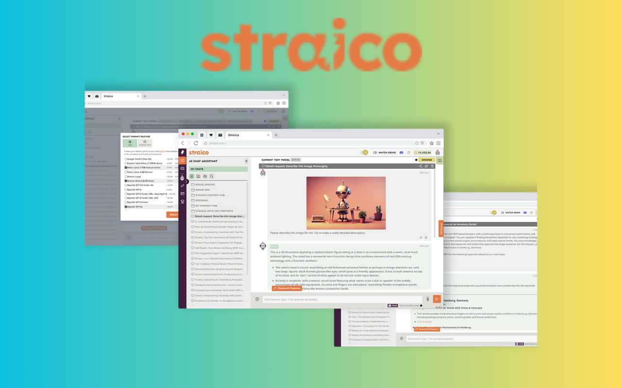 Straico Assistant chrome谷歌浏览器插件_扩展第1张截图