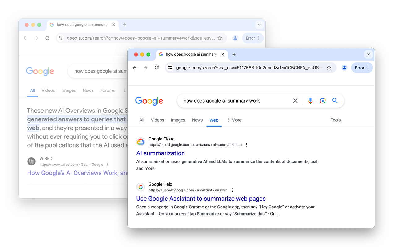 10 Blue Links - Remove Google AI summaries chrome谷歌浏览器插件_扩展第1张截图