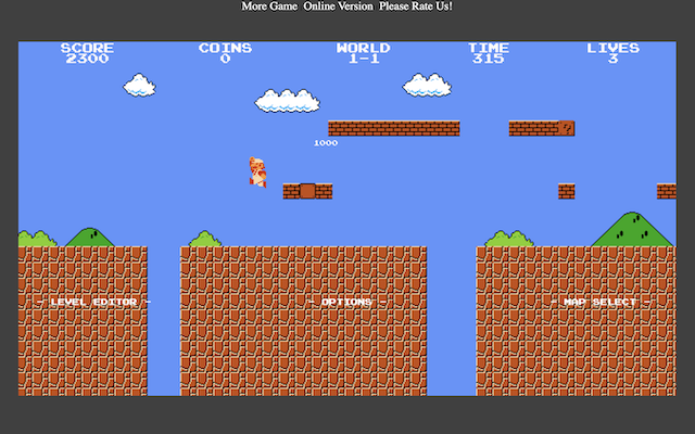 Super Mario Bros Game chrome谷歌浏览器插件_扩展第3张截图