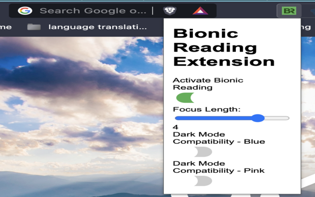 Bionic Reading Extension chrome谷歌浏览器插件_扩展第2张截图