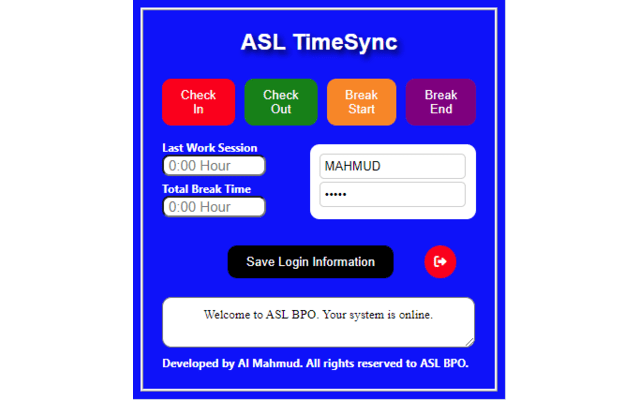 ASL TimeSync chrome谷歌浏览器插件_扩展第1张截图